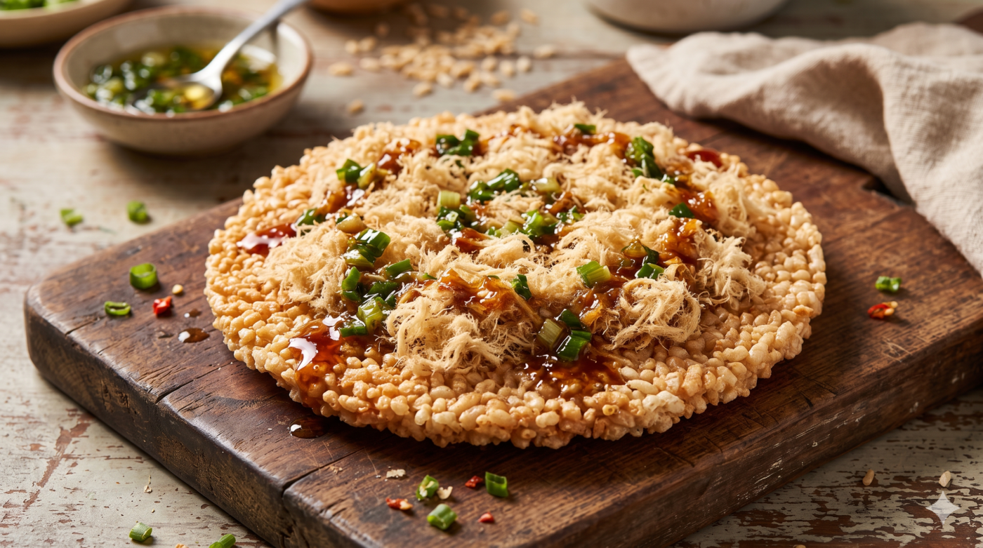 cơm cháy chà bông rụm