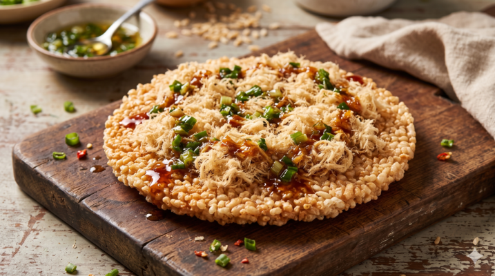 cơm cháy chà bông rụm